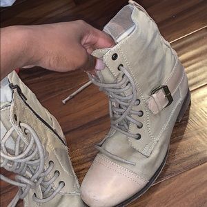 Nine West Combat Boots